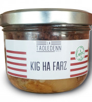 La Chikolodenn - Kig Ha Farz, La Potée Bretonne Avec Le Farz Au Sarrasin Et De La Poitrine, Plat Individuel 280g