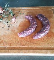 La ferme de Rustan - Saucisse de Veau d'Aveyron et du Ségala IGP et Label Rouge 2 Kg