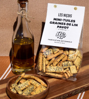 Les Niçois - Mini-tuiles, Graines De Lin, Pavot De Tonton Jilou 200g