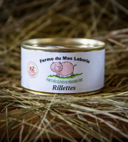 La Ferme du Mas Laborie - Rillettes pur porc - 190g