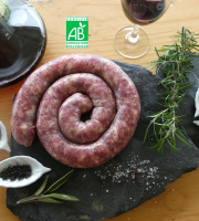 Terres En Vie - Saucisse De Porcelet Mangalica Bio 1 kg