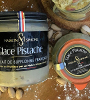 Maison Simone - Glaces au Lait de Bufflonne - Glace Pistache au lait de Bufflonne - 350g