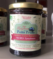 La Ferme des petits fruits - Confiture mûres épépinées BIO