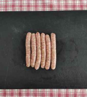 Ferme des Hautes Granges - Chipolatas 100% poulet natures x 6