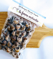 La Ferme Enchantée - [OFFRE PRO] Escargots Petits Gris Blanchis dans leur Coquille 7 poches de 100