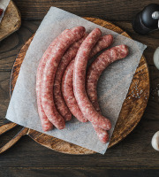 Maison BAYLE   -                                                                                                                                       Champions du Monde de boucherie 2016 - Saucisse - Chipolatas - Godiveaux - 5 pièces