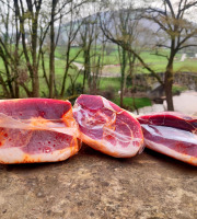 Ferme AOZTEIA - Pavé De Jambon De Porc Kintoa Aop - 24 Mois D'affinage -1300g