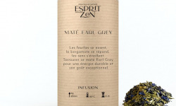 Esprit Zen - Infusion plaisir  " Maté Earl Grey " - Boite de 100