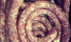 Le Noir du Picou Elodie Ribas - Saucisses Fraîches Pur Porc Gascon Bio 1kg