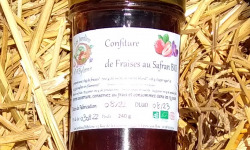 Les Jardins d'Abylone - BIO - Confiture de fraises et safran bio