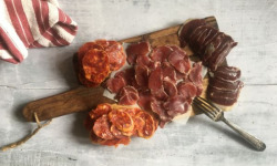 Ferme de Pleinefage - Assortiment charcuterie Apéro : chorizo, magret séché, filet mignon séché