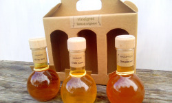 L'herbandine - Coffret de 3 vinaigres sauvages - bouteilles sphériques