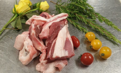 La Ferme du Montet - [SURGELE] Viande de Porc Noir Gascon pour rillettes - 2KG