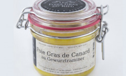 Les foies gras du Ried - Foie Gras de Canard au Gewurtraminer - Conserve 180g