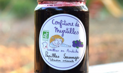 Papilles Sauvages - Confiture De Myrtilles Sauvages D'ardèche -350g - Bio