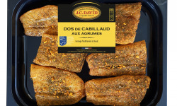 Etablissements JC David - Dos de Cabillaud MSC fumé à chaud aux agrumes - 1 Kg