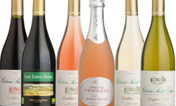 Château Saint Estève d'Uchaux - Coffret Cadeaux AOP Côtes du Rhône, AOP Côtes du Rhône Village et IGP Méditerranée - 6 bouteilles