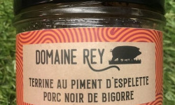 Domaine REY-Marie et Nicolas REY - Terrine de Porc Noir de Bigorre au Piment d'Espelette AOP