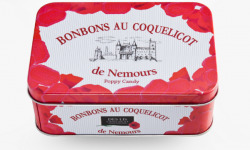 Des Lis Chocolat - Bonbons Au Coquelicot De Nemours, Boîte Fer De 160g