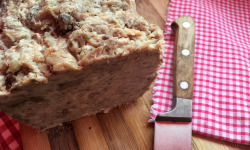 La Ferme de Cintrat - Terrine de rillettes tranchée