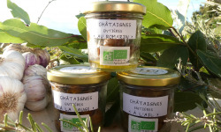 Terres En Vie - Coffret Découverte : 3 Pots 60g De Châtaignes Bio : Sauge, Romarin Et Ail