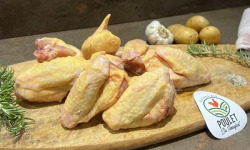 Charcuterie Commenges - 8 Ailes de Poulet Fermier BIO - 1kg