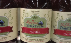 La Ferme des petits fruits - Jus de Myrtilles BIO - 25 cl