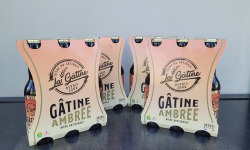La Gâtine - 4 packs de bières ambrées artisanales 3 x 33 cl