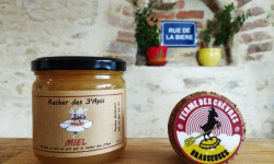 Ferme des Chèvres Brasseuses - Miel d'été - Pot de 500g