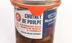 Méditerranée Sauvage - Chutney de poulpe aux oignons doux, pointe de muscat et cannelle