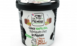 Les Glaces du Semnon - La Mémère - Glace façon pâte à tartiner 100% bio 500mL X8