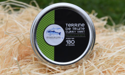 Pisciculture des eaux de l'Inval - Terrine de Truite Curry - 130 gr