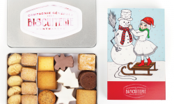 Compagnie Générale de Biscuiterie - Boite En Métal "Bonhomme de neige"