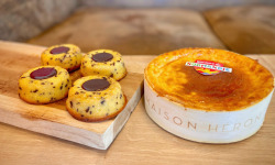 Boulangerie Maison Héron père et filles - Pack Découverte: 1 flan 6 pers + 1 brioche + 4 tigrés + 1 viking