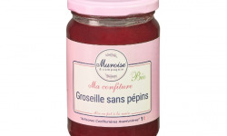 Muroise et Compagnie - Confiture de Groseille Bio (Confiture Sans Pépins) - 350 gr