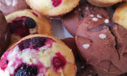 Les Cannelés d'Audrey - Muffins sans gluten aux fruits rouges