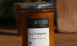 La Maison du Citron - Compote Bio à l'orange douce 170g