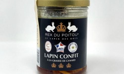 Eleveurs d'Orylag - REX DU POITOU - Confit de Lapin ( Cuisses )