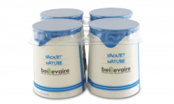 BEILLEVAIRE - Lot de 4 Yaourts Nature lait entier