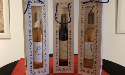 Domaine de Bilé - 3 Sacs Coffrets Cadeaux - 3 Bouteilles IGP Vin Côtes de Gascogne