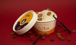 Sÿba - Glaces végétales - 120ml - Glace vanille, rhum-raisin