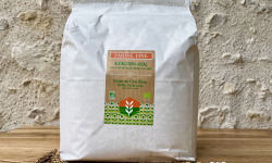 Ferme du Chat Blanc - Farine Fine de Blé T55-65 Bio - 5kg