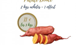 La Ferme d'Arnaud - Promotion Patate Douce - 2  kgs achetés, 1 kgs offert