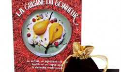 Le safran - l'or rouge des Ardennes - Pack Livre "La cuisine du bonheur" et Safran sec en filaments :0.25gr