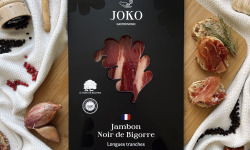 JOKO Gastronomie Sauvage - Longues tranches Porc Noir de Bigorre AOP - 24 mois d'affinage