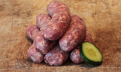 Nature viande - Domaine de la Coutancie - Saucisses forestières de veau BIO 500 g