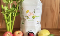 Les Jardins du CEP - Sève du Jardin - Jus Renouveau : Celéri, Epinard, Pomme - 1,5l