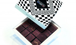 Philippe Segond MOF Pâtissier-Confiseur - Coffret cadeau 16 ganaches chocolat noir