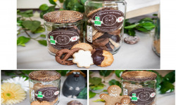 P'tit Bout d'Alsace - Coffret "Eco" Sablés & Cakes BIO Traditionnels Alsaciens - 9p