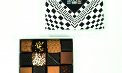 Philippe Segond MOF Pâtissier-Confiseur - Coffret cadeau 16 ganaches chocolat noir et lait